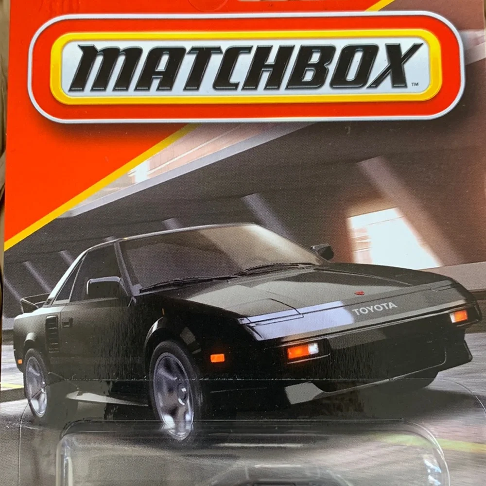 1984 Black Toyota MR2 1980s Car Matchbox Mattel MBX Diecast Toy 🆕 2025